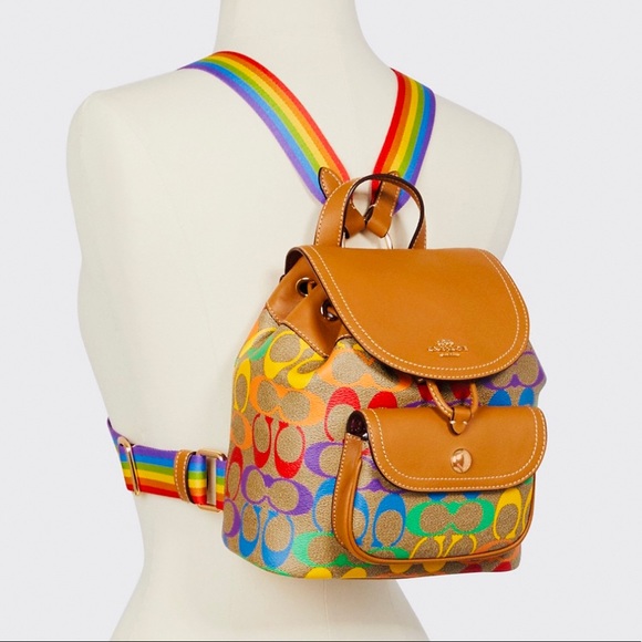 ❤️SOLD❤️Coach Pride mini backpack - Picture 1 of 9
